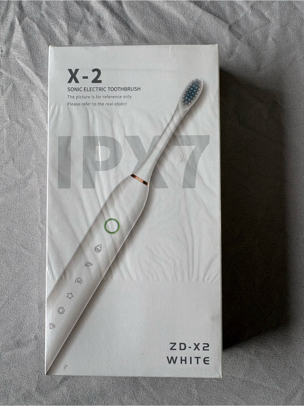 X-2 Sonic Electric Toothbrush ZD-X2 White